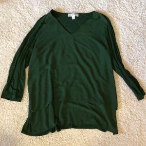Green dress shirt